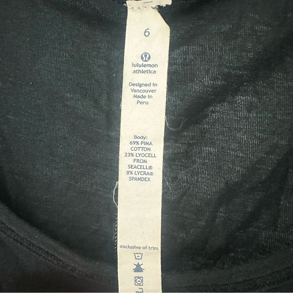 lululemon athletica Black Long Sleeve Top